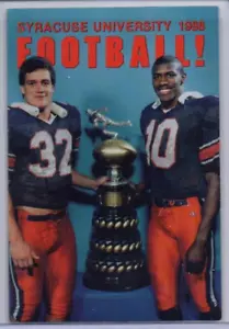 Calendario de bolsillo de fútbol americano de la Universidad de Syracuse 1988, Daryl Johnston Dallas Cowboys - Imagen 1 de 2