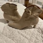 Mi.iM LOUIE Faux Suede Ankle Boots- TAUPE Size 8