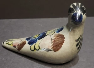 Antique/Vintage Tonala Pottery Hand Painted Painted Dove/Bird Mexico - Picture 1 of 6