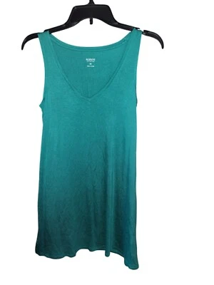 Camisón Alfani $45 Cuello en V Chemise Rayón Elastizado Verde Azul Pizarra XS Foto 1 de 3