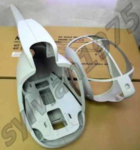 FUNKEY Scale Fuselage NH-500E .60 (700) Size Unpainted + Landing Skid NIB - Picture 1 of 15