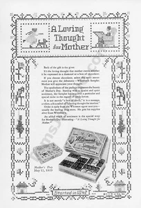 1929 Whitman's Chocolate Candy Sampler Old Vintage Print AD Wall Decor! (408) - Picture 1 of 1