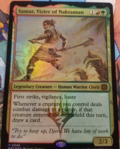 FOIL Samut, Vizier of Naktamun / Wesirin - AFTERMATH - englisch (n-mint +) - Picture 1 of 1