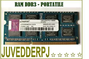 RAM 2GB DDR3 PC3-10600S 2Rx8 1333MHz PORTATILE MEMORIA 204PIN SODIMM NOTEBOOK - Foto 1 di 1