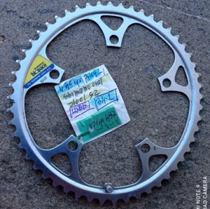 SHIMANO BIOPACE CHAINRING 52 T. NARROW CHAIN STEEL OVAL SHAPE INGRANAGGIO - Picture 1 of 2