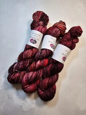 Sw Merino/ Nylon Garn, DK Gewicht, 100g, GARNET TWILIGHT - Bild 1 von 4