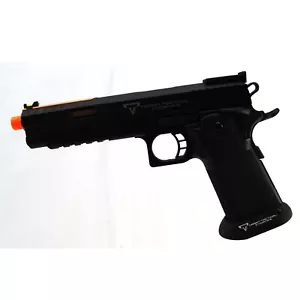 EMG TTI Licensed JW3 2011 Combat Master Airsoft Green Gas Pistol w/Inlaid Barrel - Picture 1 of 2