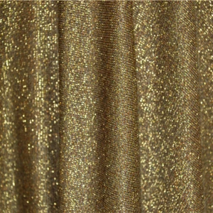 Glitter Stretchy Gold Fabric Bling Cloth Material for Sexy Top Dress DIY Crafts - Picture 1 of 7