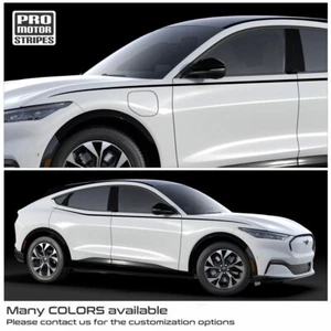 Ford Mustang MACH-E 2021-2024 Javelin Style Side Decals Stripes (Choose Color) - Picture 1 of 2
