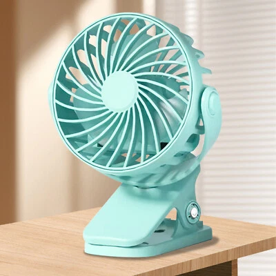 USB charging clip fan can be clipped with adjustable Angle handheld fan - Image 1 of 4
