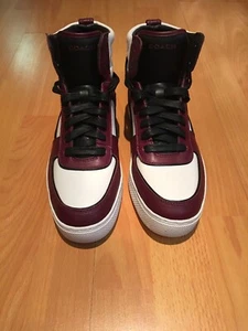 COACH Men's Dave High Top Casual High Top Shoes ~ Size 7D US ~ Multicolor - Picture 1 of 7