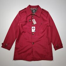 Harry Brown Mens Coat Red Large Shower Proof Water Repellent Jacket
