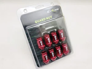20x Emotion Aluminum Racing RED Wheel Lug Nuts Fit Subaru Nissan M12xP1.25 - Picture 1 of 10