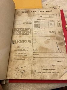 International 1480 Axial-Flow Mähdrescher Maual ORIGINAL 1-095-429R - Bild 1 von 5