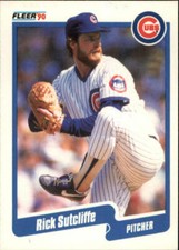 1990 Fleer #43 Rick Sutcliffe NM-MT Cubs