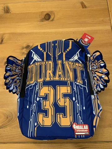 NEW SPRAYGROUND KEVIN DURANT TRON BACKPACK W/WINGS-NBA LAB GOLDEN STATE WARRIORS Cover