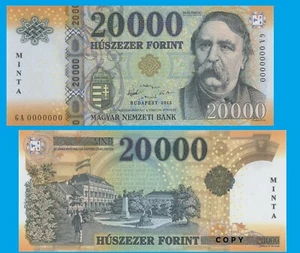 Hungary 20000 Forint 2015 Specimen --+-- Copy - Picture 1 of 1