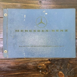 Leather MERCEDES Type 190 SL SPARE PARTS LIST EDITION D 1963 - Foto 1 di 8