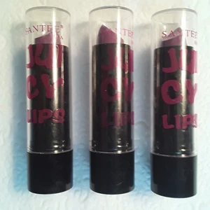 Santee Juicy Lips Lip Balm Lot of 3,  Purple Sheer Tint,Hydrating & Moisturizing - Picture 1 of 5