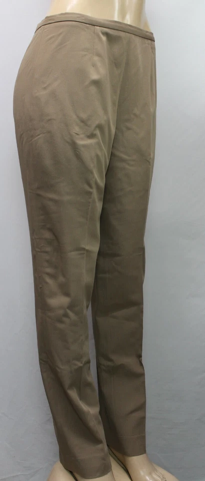 Pantalones para mujer Worth elásticos forrados en marrón talla 8 Foto 1 de 4