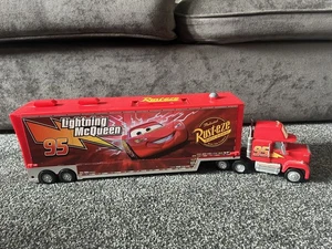 Lightning McQueen Racer Car Mack Truck Transporter. Pixar Cars - Picture 1 of 3