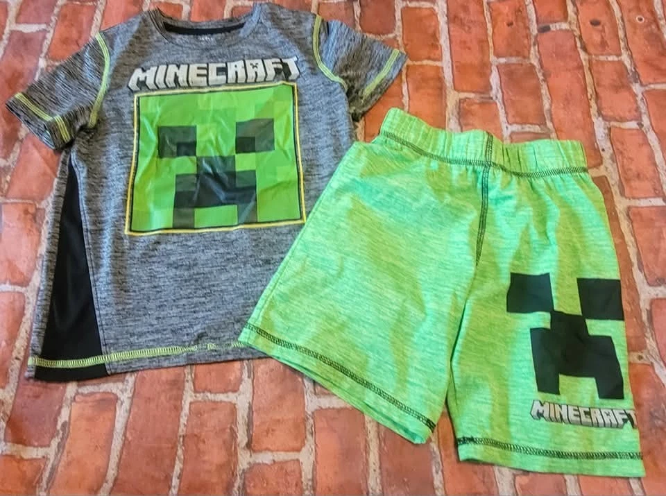 Jumping Beans Minecraft Boys Set Sz 6 Some Washwear - Image 1 of 1