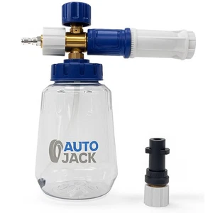 Snow Foam Cannon – 1L | Karcher K2–K7 or 1/4" QC | Brass Nozzle | Adjustable Spr - Picture 1 of 10
