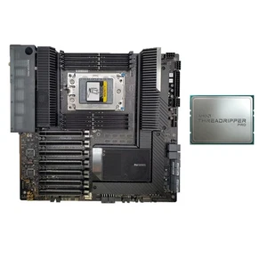 ASUS PRO WS WRX80E-SAGE SE WiFi  E-ATX sWRX8 +AMD Ryzen Threadripper PRO 3975WX - Picture 1 of 6