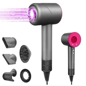 Secador de pelo con difusor, secador de pelo iónico negativo con cepillo de 110.000 RPM... - Imagen 1 de 6