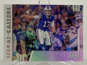 2019 SCORE JOSH ALLEN SIGNAL CALLERS FOOTBALL CARD BILLS NFL panini - Picture 1 of 2