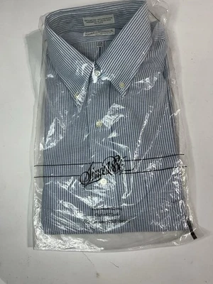 Camisa De Colección Sears Roebuck Para Hombres Manga Corta Con Botones Talla 17 1/2 Nueva D Foto 1 de 4