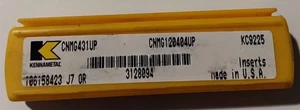 KENNAMETAL Carbide Inserts 5-pack - KC9225 - CNMG431UP - CNMG120404UP - USA (C3) - Picture 1 of 4