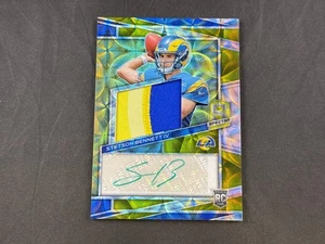 2023 PANINI SPECTRA STETSON BENNETT IV ROOKIE NEON GREEN PRIZMS PATCH AUTO 30/35 - Picture 1 of 2