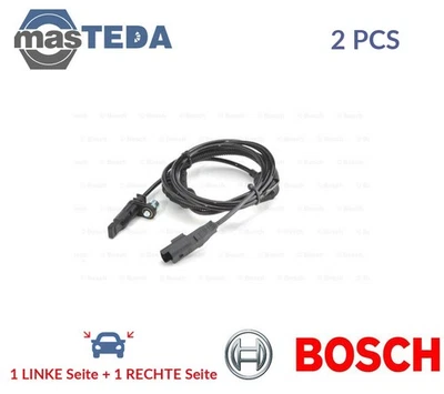 0 986 594 521 ABS SENSOR DREHZAHLFÜHLER HINTEN BOSCH 2PCS NEU OE QUALITÄT - Image 1 of 4
