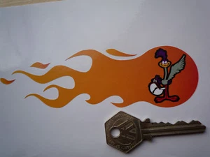 Par de pegatinas para manos en forma de llamas Hot Road - Imagen 1 de 1