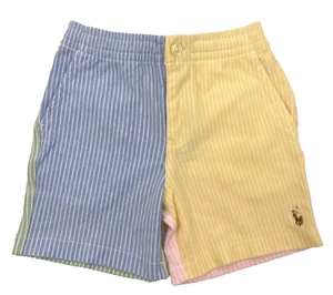 Polo Ralph Lauren Boys size 4T Prepster Knit Oxford Fun Short striped multicolor - Picture 1 of 12