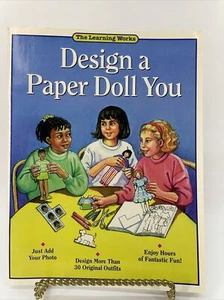 Design A Paper Doll You - Paper Doll Book By Phyllis Amerikaner NOS Learning S1 - Foto 1 di 7