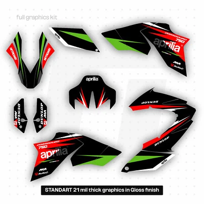 Kit de gráficos para Aprilia DORSODURO 750 2008 2009 2010 2011 2012 2013 2014 Foto 1 de 4