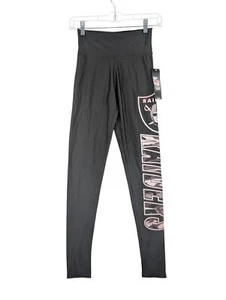 Zubaz NFL Apparel Las Vegas Raiders Women's X-Small Spellout Leggings NWT - Picture 1 of 3