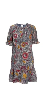 NWT Madewell Ruffle Sleeve Popover Dress Large Bohemian  Large - Picture 1 of 6