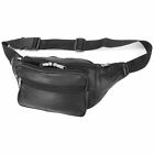 Genuine Leather Bumbag Fannypack Waist Belt 7 Zipped Pockets Holiday,Travel,Dog,