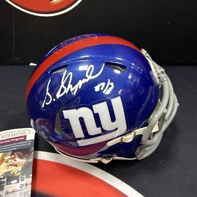 Sterling Shepard Signed New York Giants Speed Mini Helmet JSA - Image 1 of 4