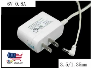 Adaptador de CA 6V 2A 3,5 mm x 1,35 mm CC Cargador de fuente de alimentación de pared 800 mA - Imagen 1 de 3