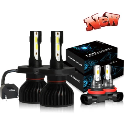 For Toyota HiAce 2006-2022 Combo LED Headlight High/Low Beam + Fog Light Bulbs - Image 1 of 4