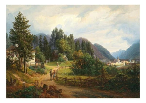 Anton Schiffer - A View of Bad Ischl - Bild 1 von 1