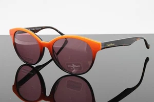 Cole Haan Sunglasses Women's Round CH624 ORA Orange Fade Tortoise 49mm NEW! - Picture 1 of 8