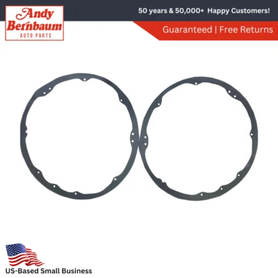 For 1942-1955 Plymouth Chrysler Bucket to Fender Headlight Gasket Rubber Pair. - Image 1 of 4