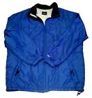 Vintage Nike Puffer Jacket Blue Logo Swoosh on Sleeve Nike Collar Men's Large 