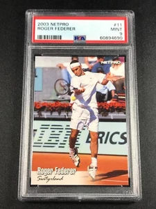 ROGER FEDERER 2003 NETPRO #11 ROOKIE CARD RC PSA 9 IN PERFETTE CONDIZIONI FUTURE HALL OF FAMER - Foto 1 di 6