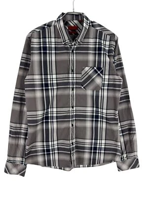 HUGO BOSS Enico Camisa A Cuadros Informal Para Hombre Talla L - Imagen 1 de 4